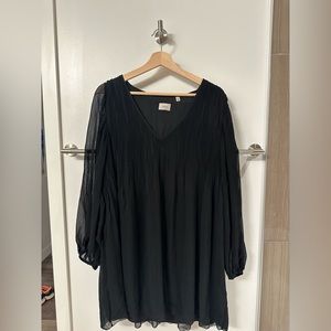 Aritzia Wilfred Daydreamer vneck dress